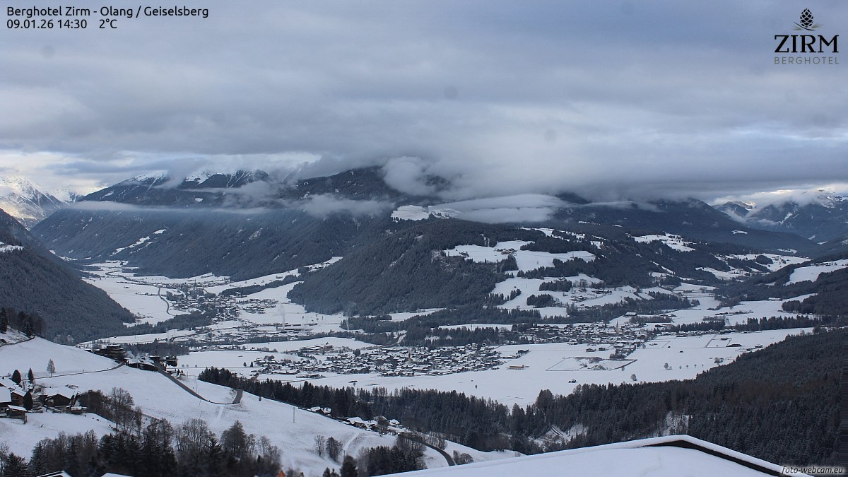 Archiv Foto Webcam Berghotel Zirm am Kronplatz