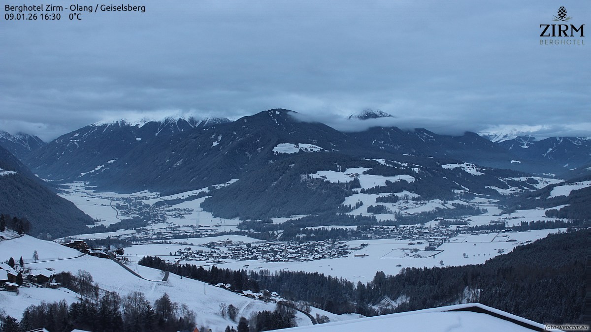 Archiv Foto Webcam Berghotel Zirm am Kronplatz