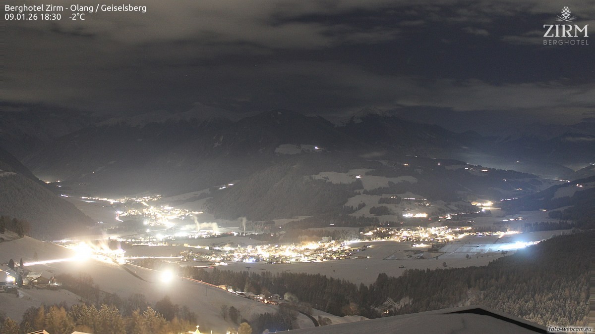 Archiv Foto Webcam Berghotel Zirm am Kronplatz
