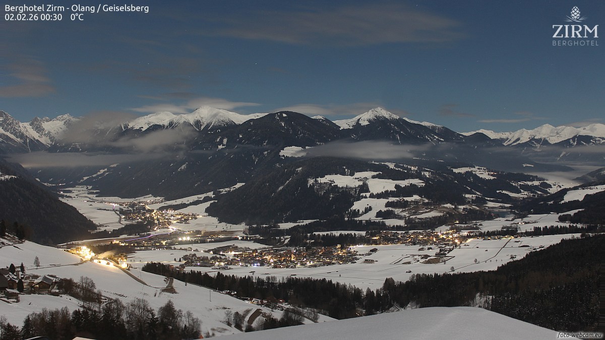 Archiv Foto Webcam Berghotel Zirm am Kronplatz