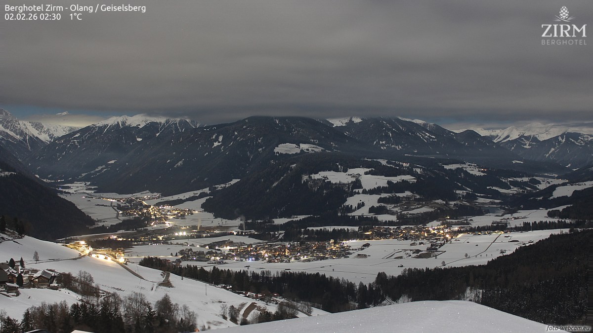 Archiv Foto Webcam Berghotel Zirm am Kronplatz