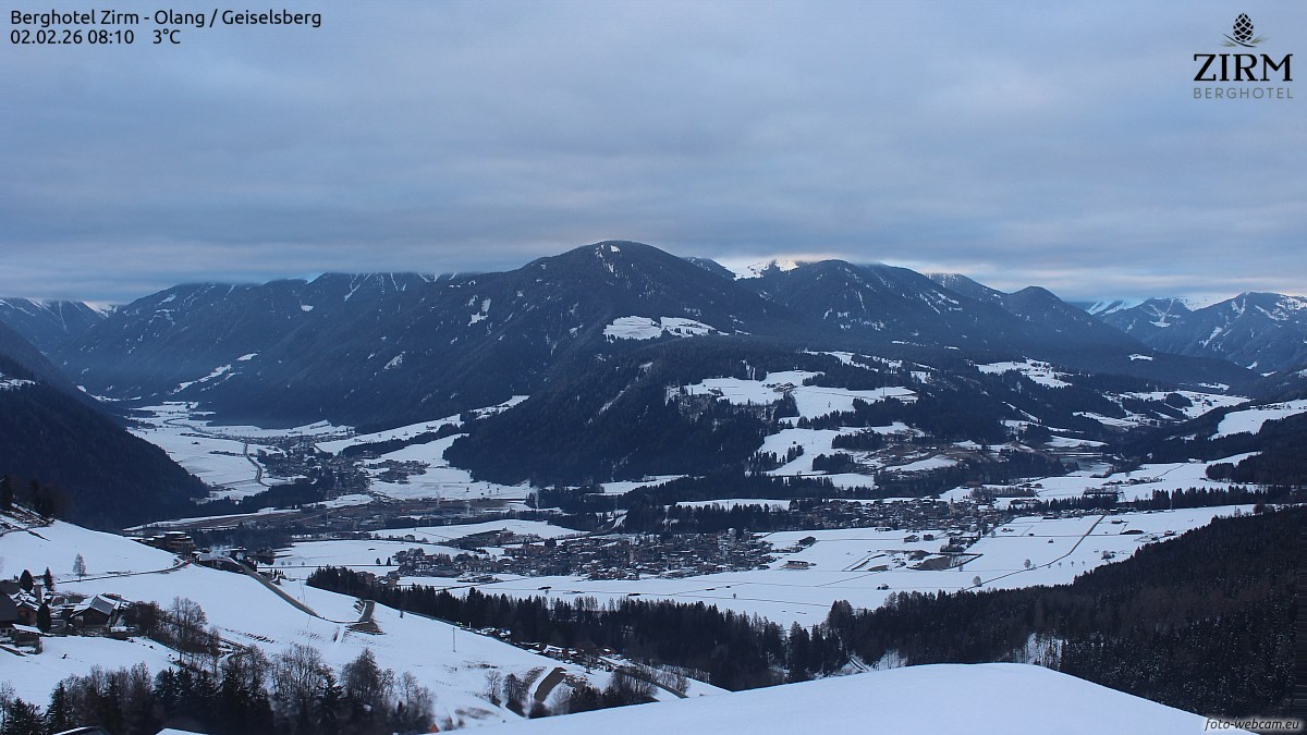 Archiv Foto Webcam Berghotel Zirm am Kronplatz