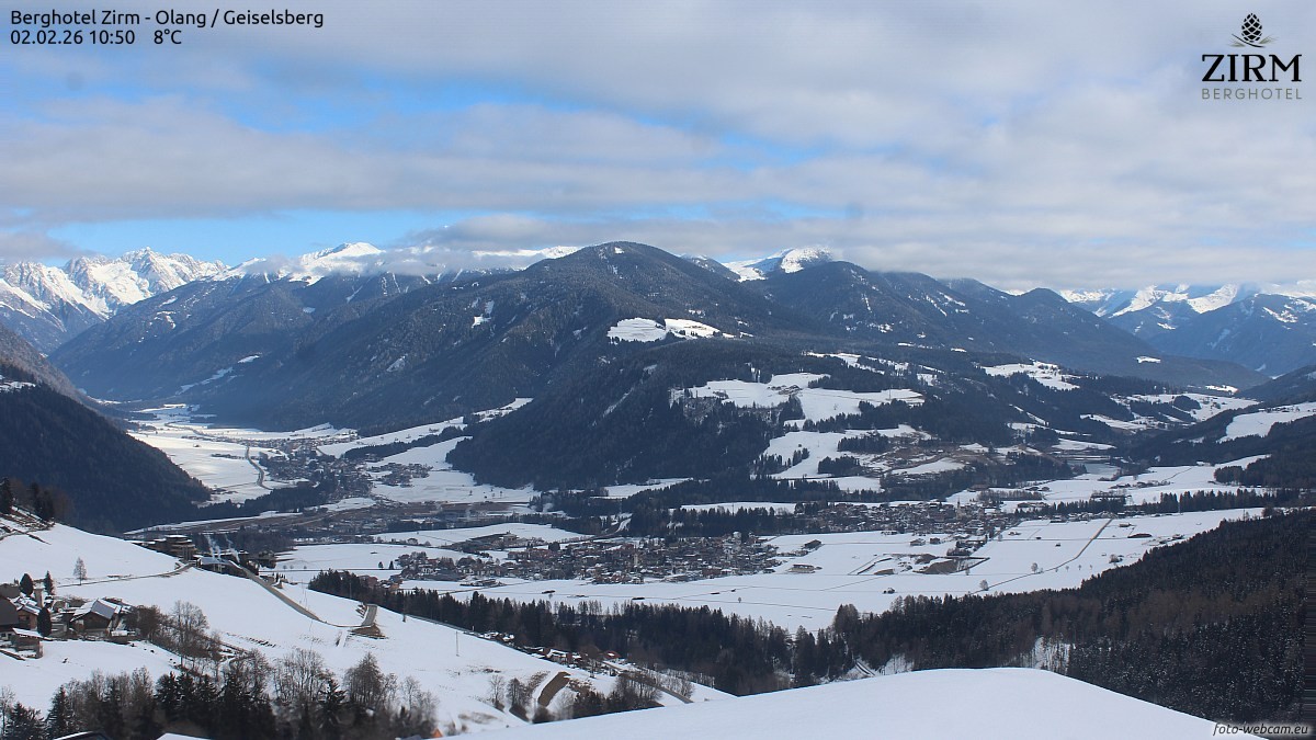 Archiv Foto Webcam Berghotel Zirm am Kronplatz