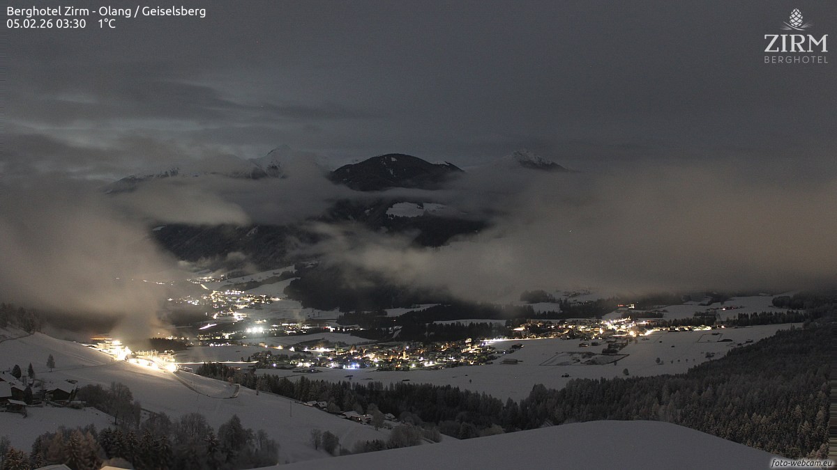 Archiv Foto Webcam Berghotel Zirm am Kronplatz