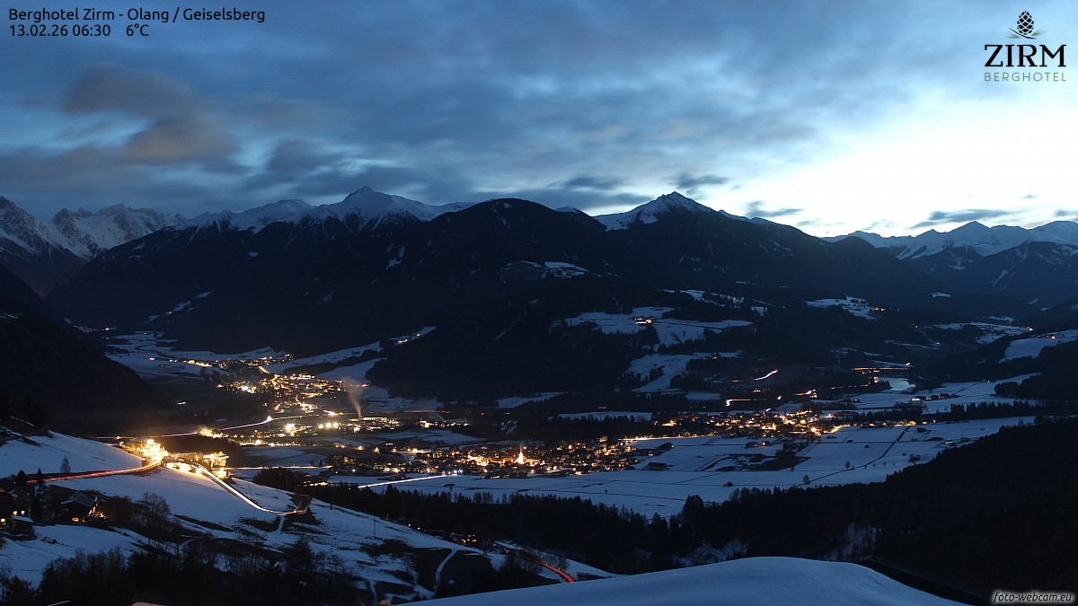 Archiv Foto Webcam Berghotel Zirm am Kronplatz
