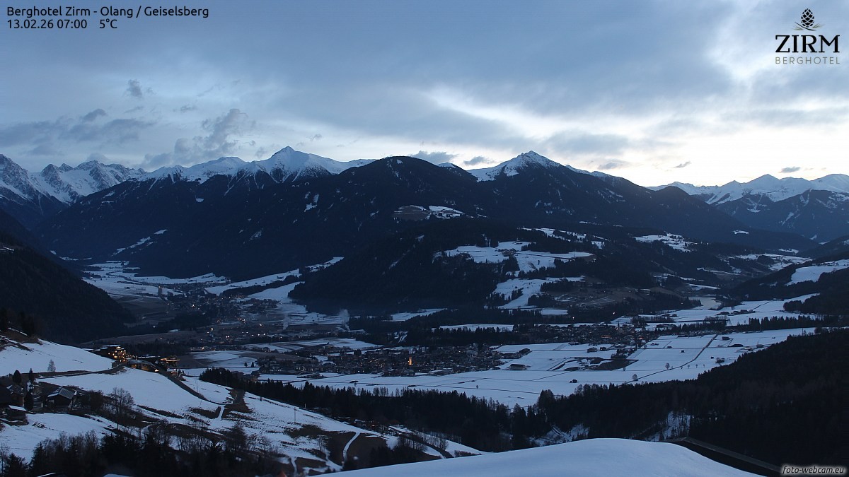 Archiv Foto Webcam Berghotel Zirm am Kronplatz
