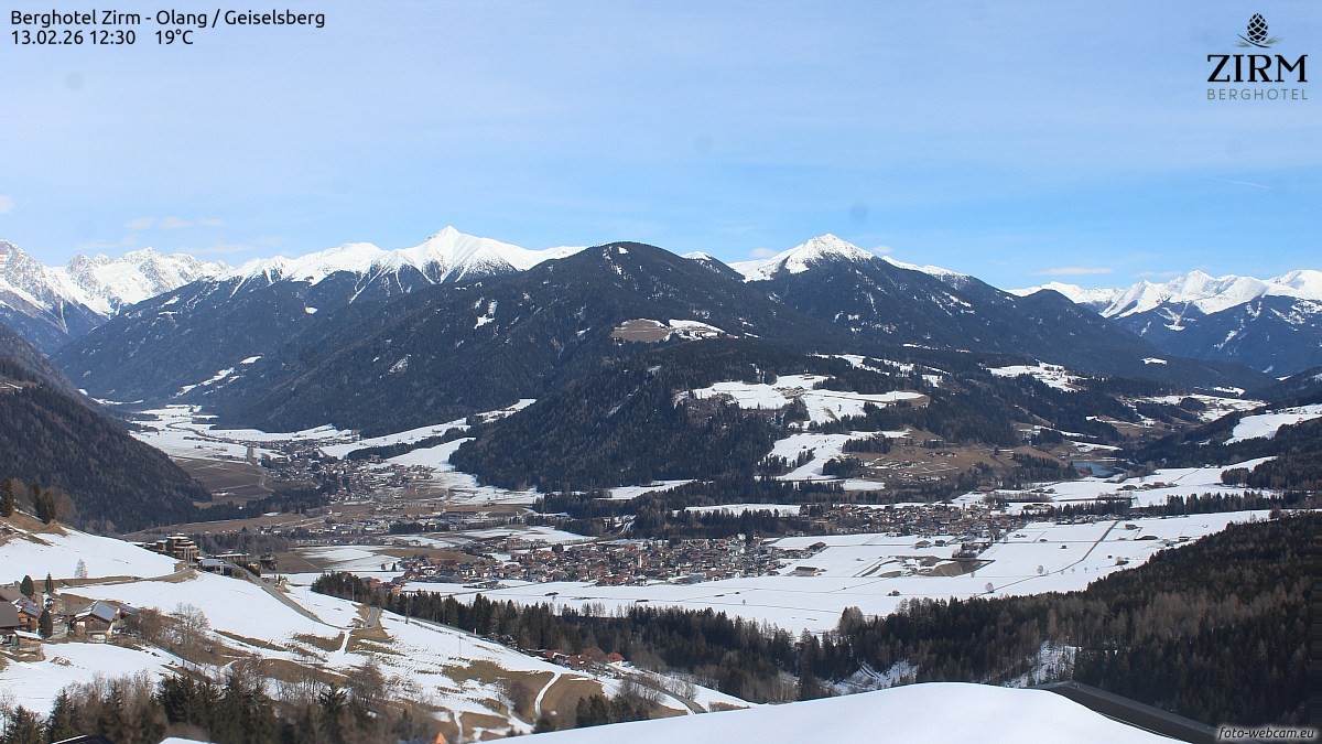 Archiv Foto Webcam Berghotel Zirm am Kronplatz