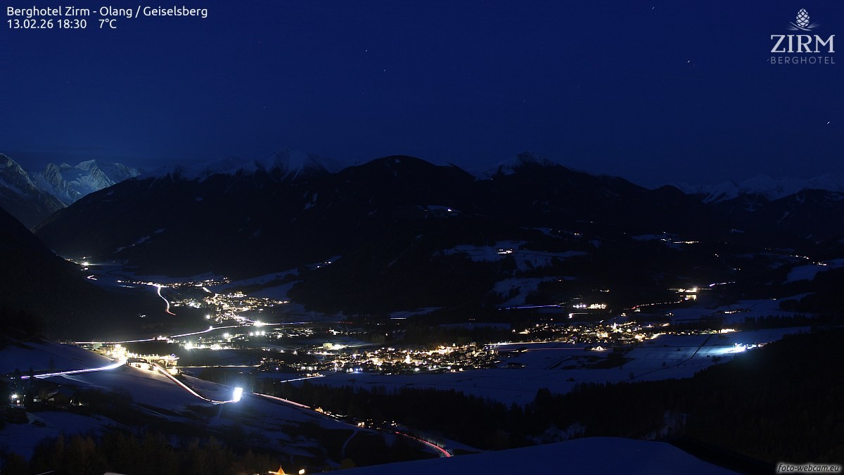 Archiv Foto Webcam Berghotel Zirm am Kronplatz