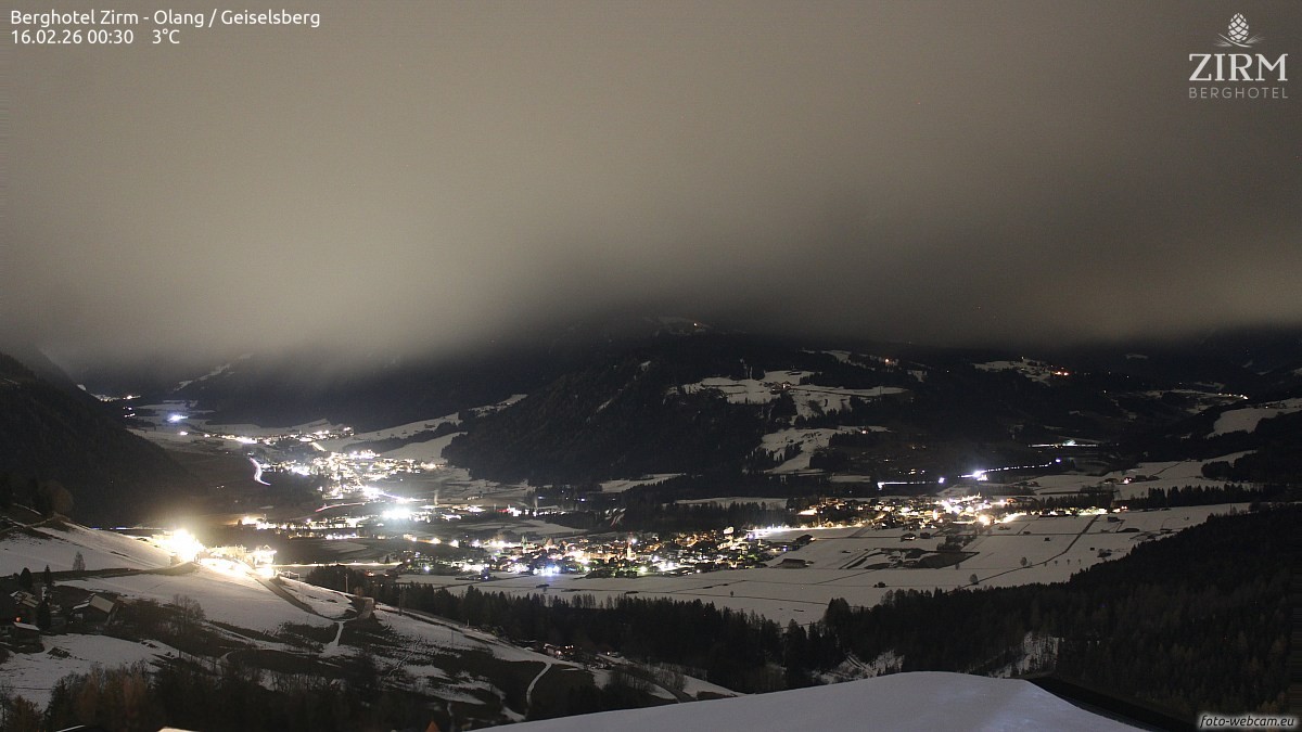 Archiv Foto Webcam Berghotel Zirm am Kronplatz
