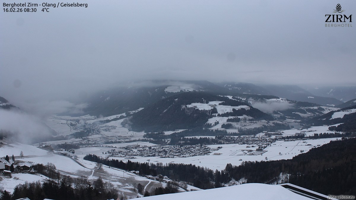 Archiv Foto Webcam Berghotel Zirm am Kronplatz