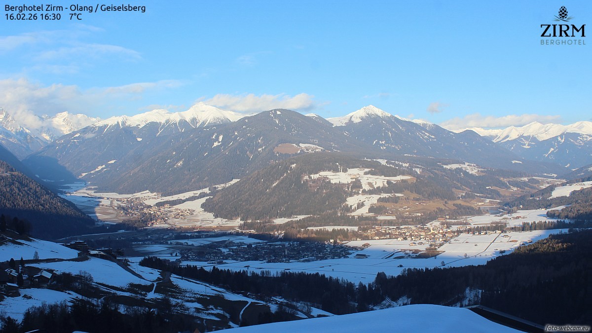 Archiv Foto Webcam Berghotel Zirm am Kronplatz