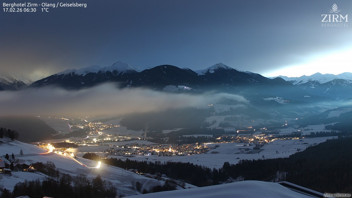 Archiv Foto Webcam Berghotel Zirm am Kronplatz