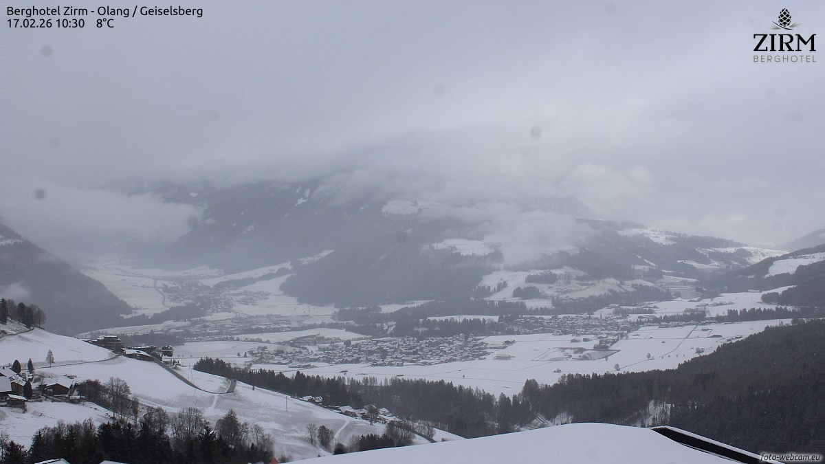 Archiv Foto Webcam Berghotel Zirm am Kronplatz