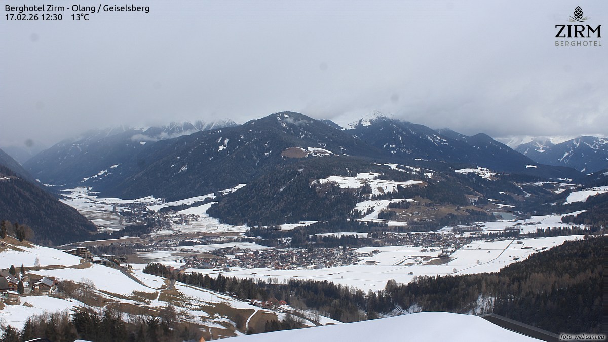 Archiv Foto Webcam Berghotel Zirm am Kronplatz