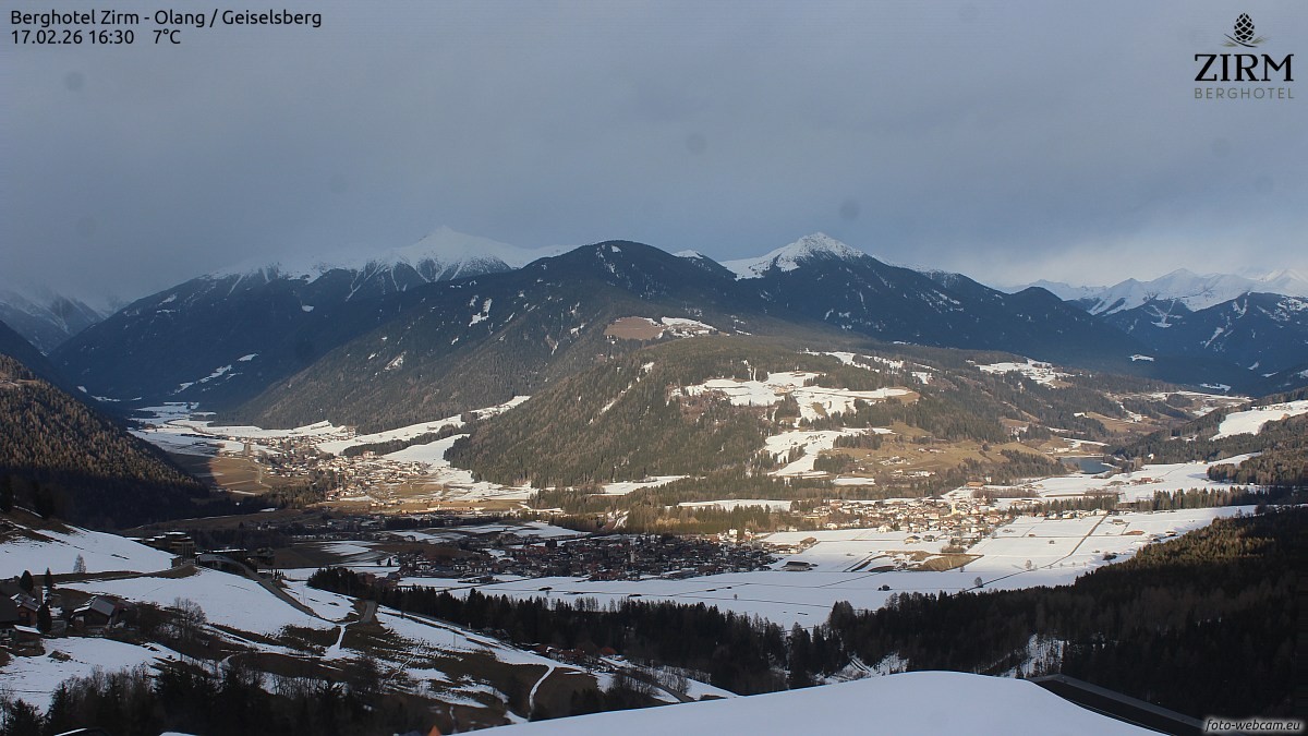 Archiv Foto Webcam Berghotel Zirm am Kronplatz