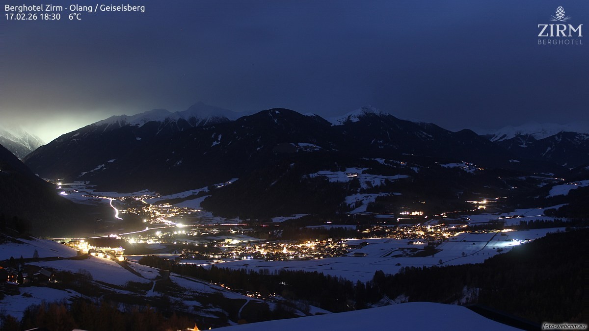 Archiv Foto Webcam Berghotel Zirm am Kronplatz