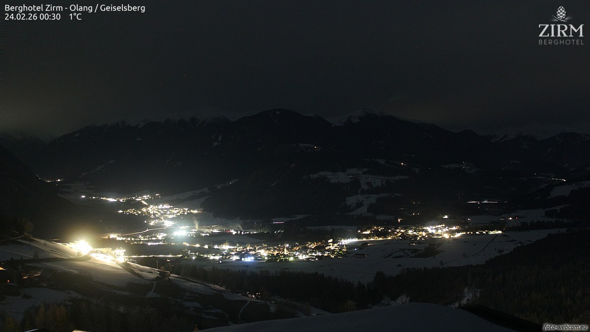 Archiv Foto Webcam Berghotel Zirm am Kronplatz