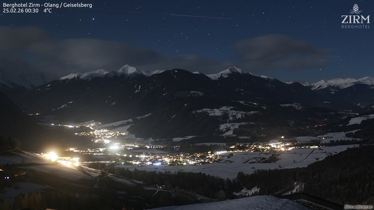 Archiv Foto Webcam Berghotel Zirm am Kronplatz