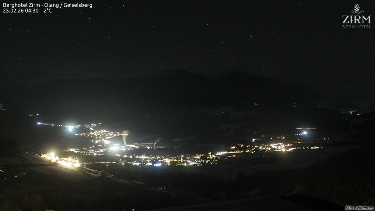 Archiv Foto Webcam Berghotel Zirm am Kronplatz