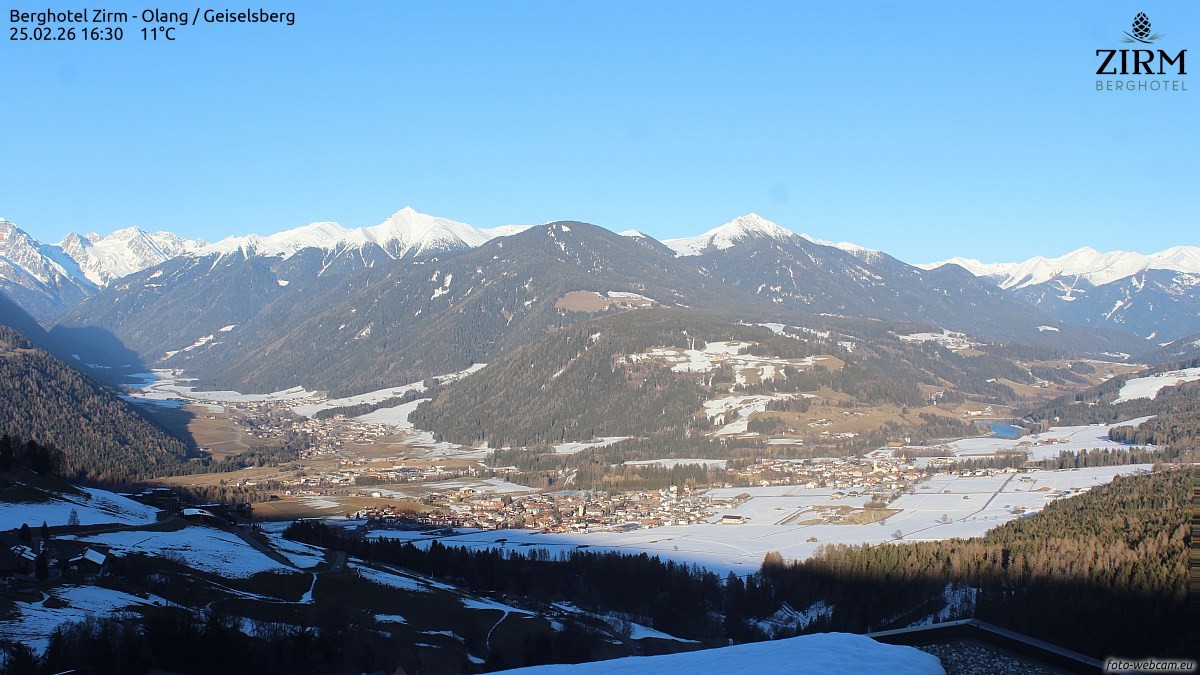Archiv Foto Webcam Berghotel Zirm am Kronplatz