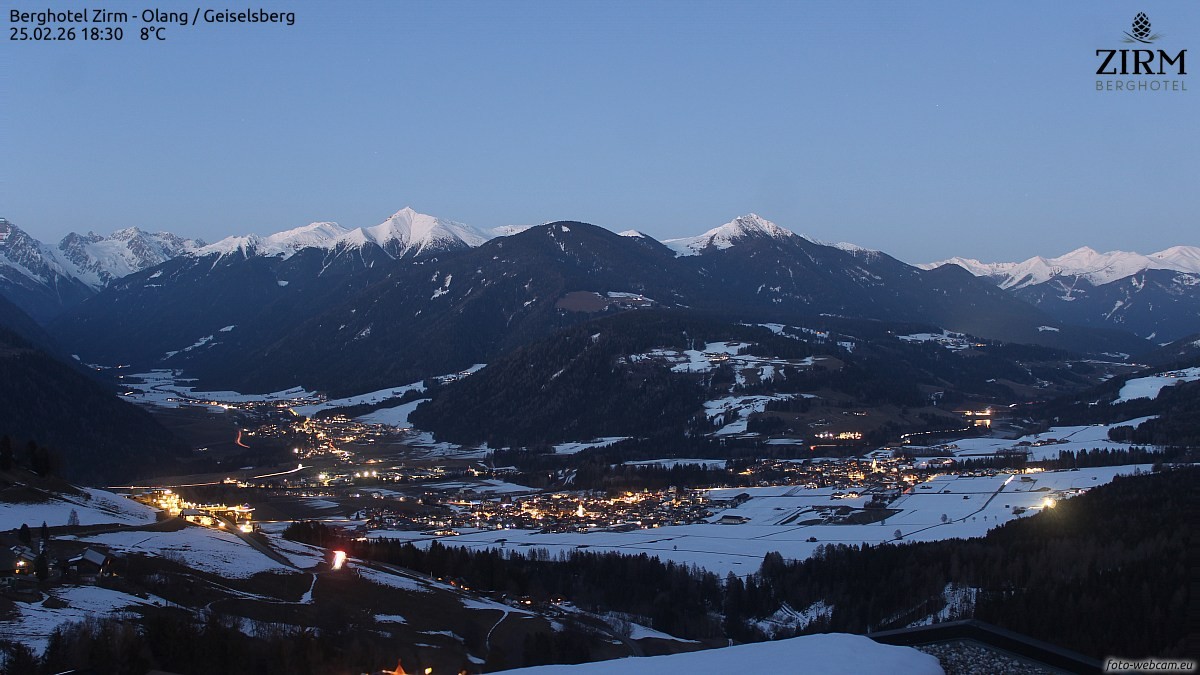 Archiv Foto Webcam Berghotel Zirm am Kronplatz
