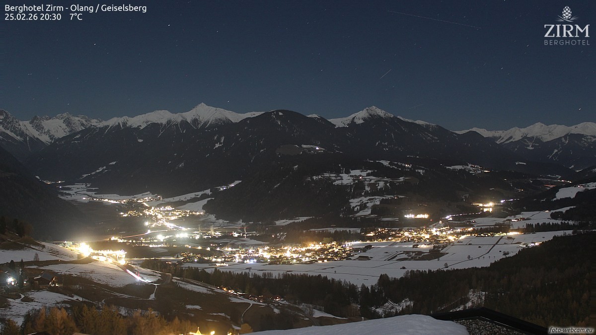 Archiv Foto Webcam Berghotel Zirm am Kronplatz