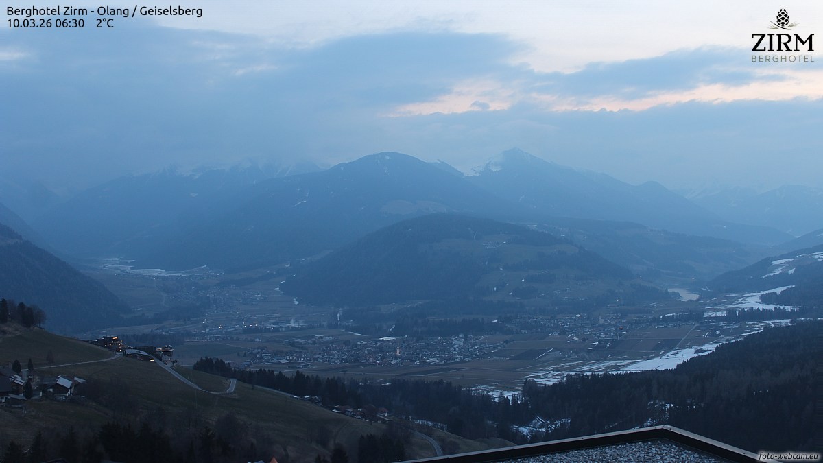 Archiv Foto Webcam Berghotel Zirm am Kronplatz