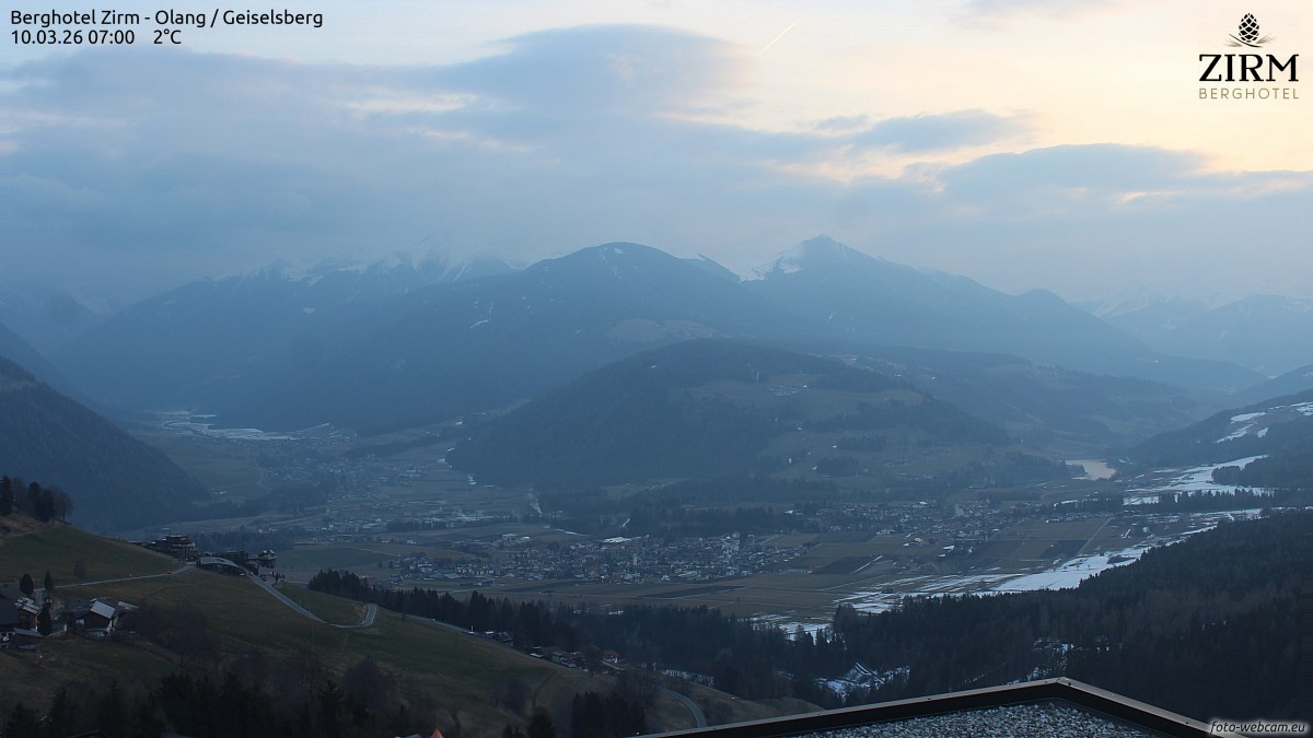 Archiv Foto Webcam Berghotel Zirm am Kronplatz