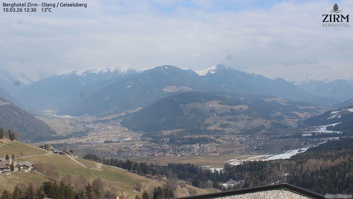 Archiv Foto Webcam Berghotel Zirm am Kronplatz