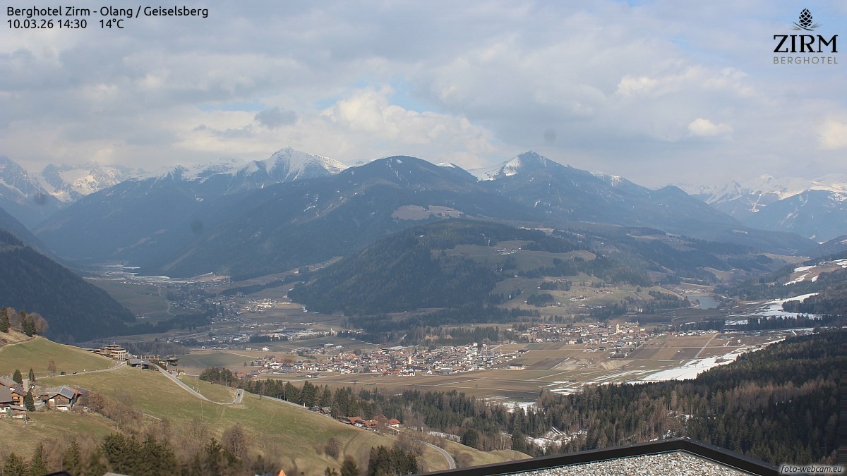 Archiv Foto Webcam Berghotel Zirm am Kronplatz