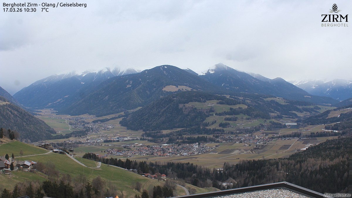Archiv Foto Webcam Berghotel Zirm am Kronplatz