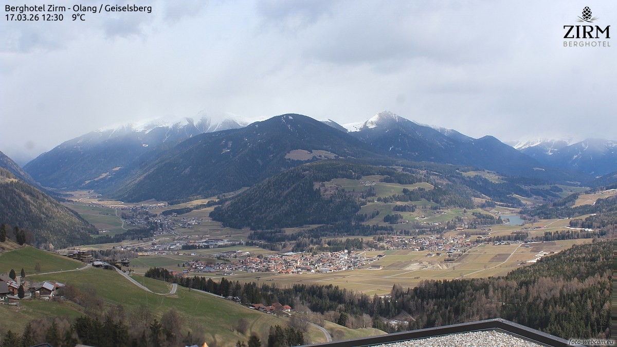 Archiv Foto Webcam Berghotel Zirm am Kronplatz
