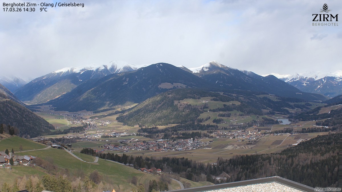 Archiv Foto Webcam Berghotel Zirm am Kronplatz