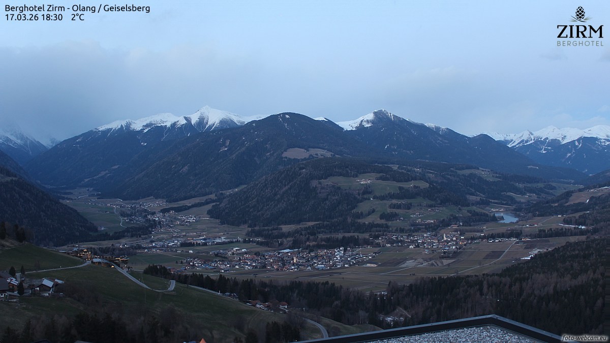 Archiv Foto Webcam Berghotel Zirm am Kronplatz