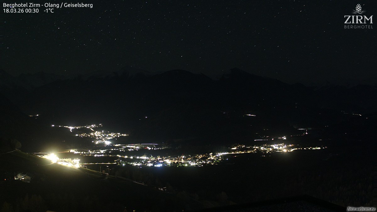 Archiv Foto Webcam Berghotel Zirm am Kronplatz