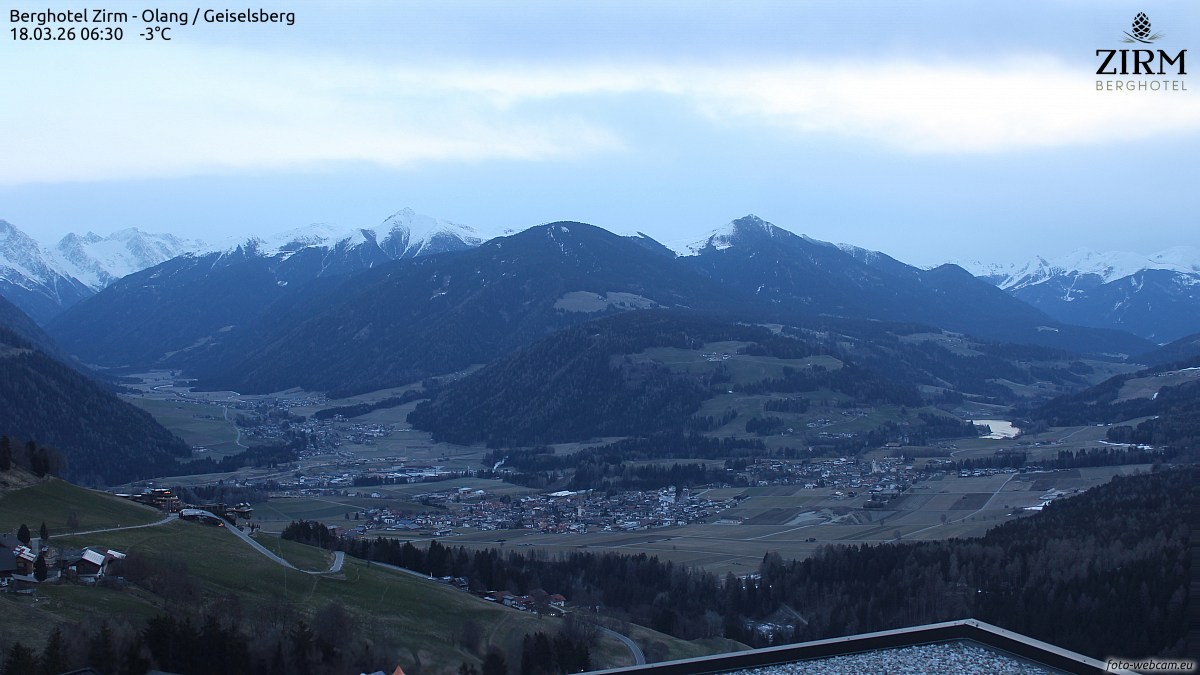 Archiv Foto Webcam Berghotel Zirm am Kronplatz