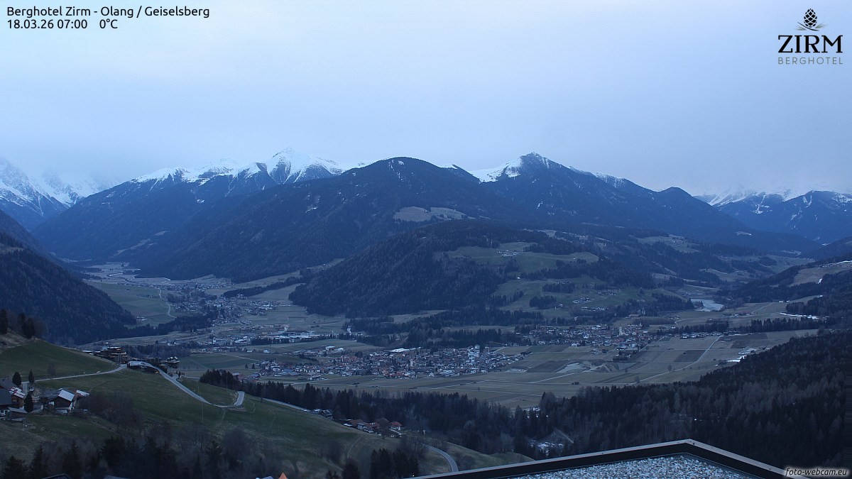 Archiv Foto Webcam Berghotel Zirm am Kronplatz
