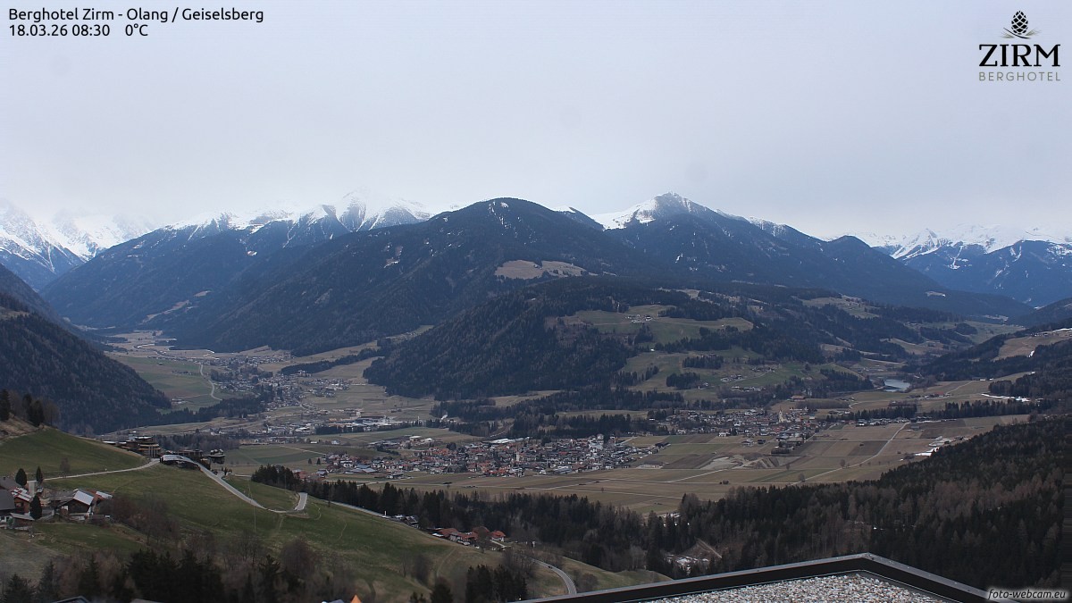 Archiv Foto Webcam Berghotel Zirm am Kronplatz