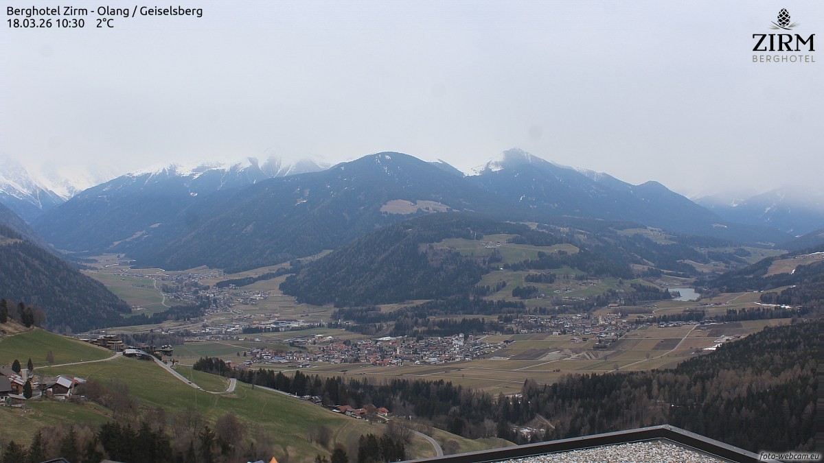 Archiv Foto Webcam Berghotel Zirm am Kronplatz