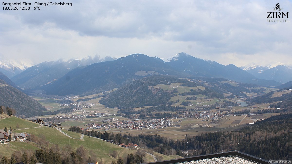 Archiv Foto Webcam Berghotel Zirm am Kronplatz