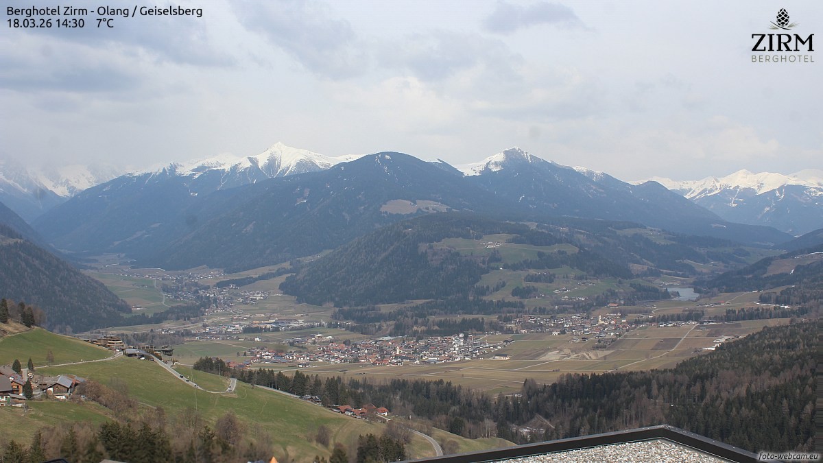 Archiv Foto Webcam Berghotel Zirm am Kronplatz
