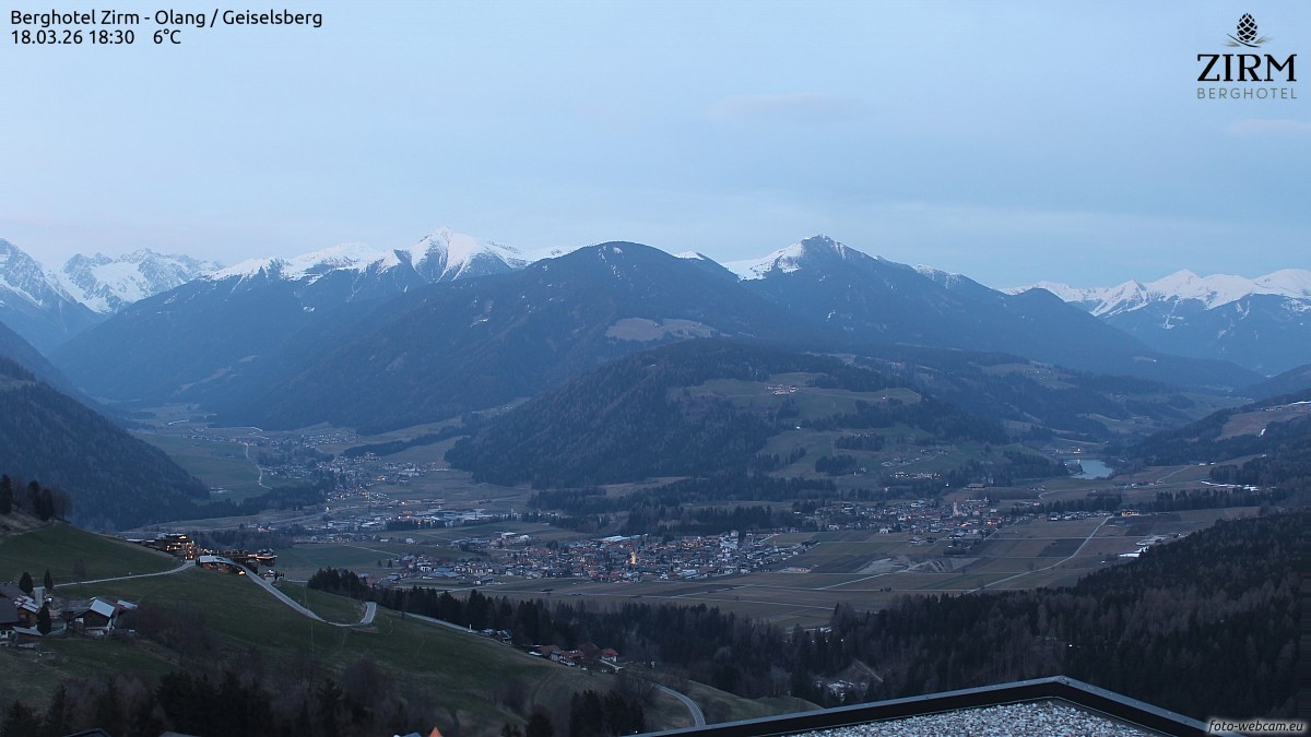 Archiv Foto Webcam Berghotel Zirm am Kronplatz