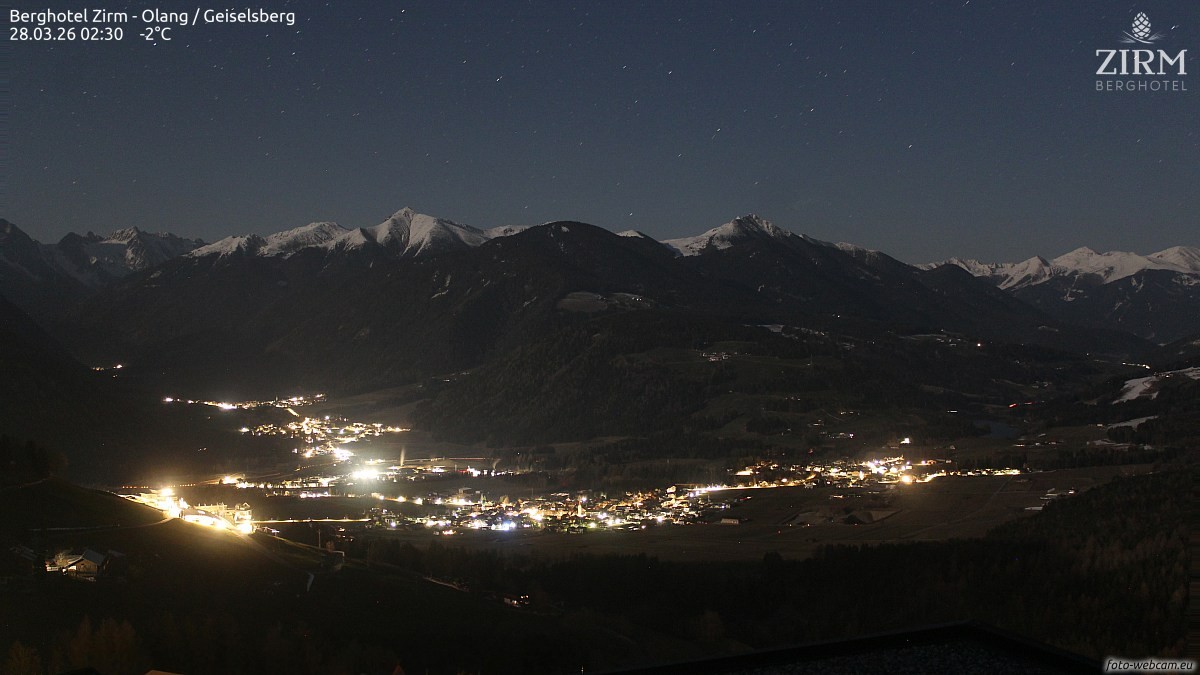 Archiv Foto Webcam Berghotel Zirm am Kronplatz