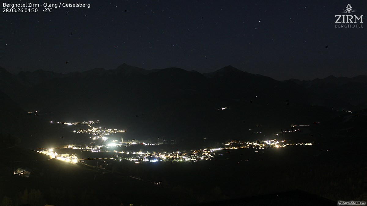 Archiv Foto Webcam Berghotel Zirm am Kronplatz