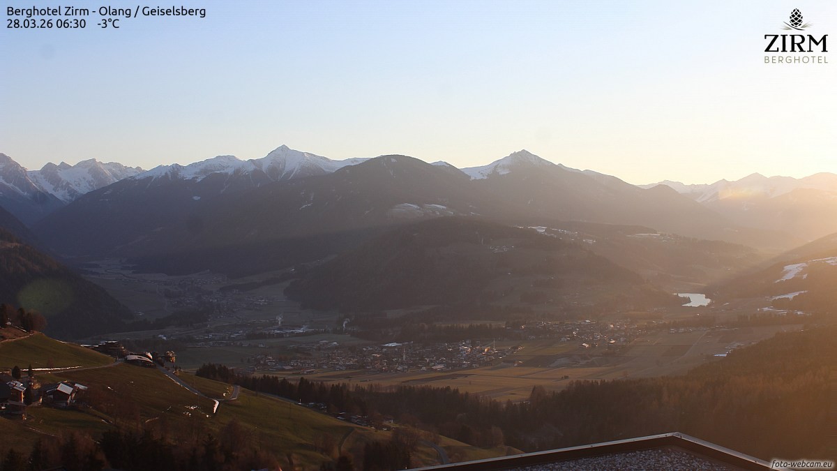 Archiv Foto Webcam Berghotel Zirm am Kronplatz