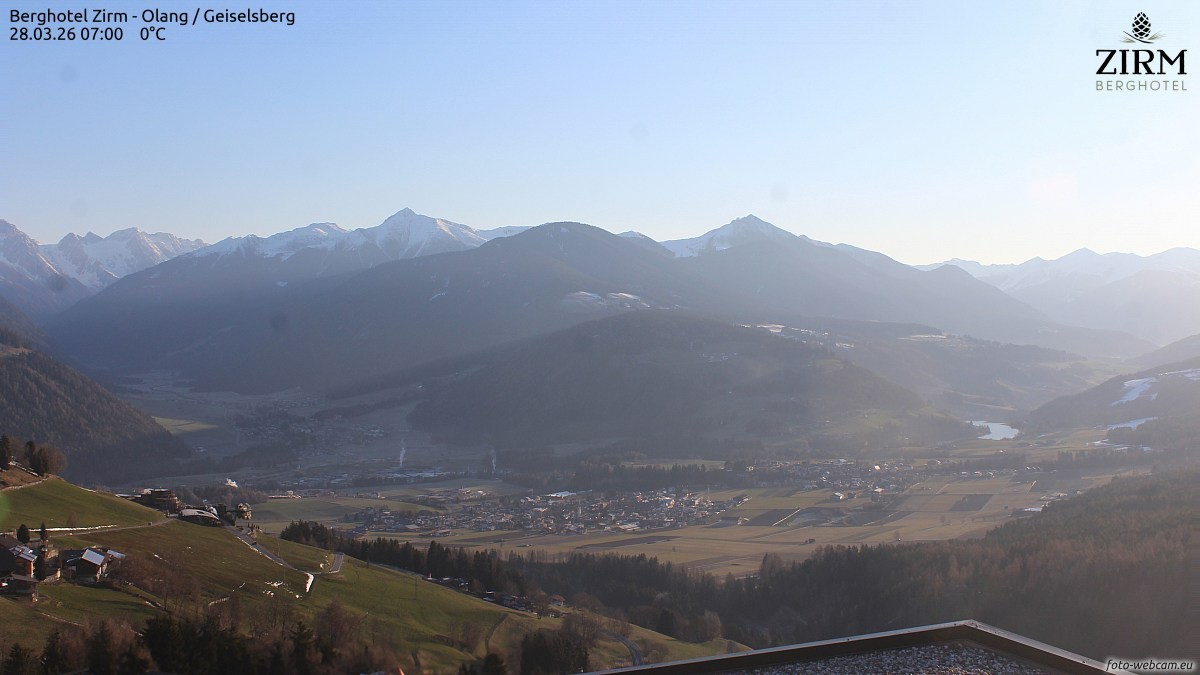 Archiv Foto Webcam Berghotel Zirm am Kronplatz