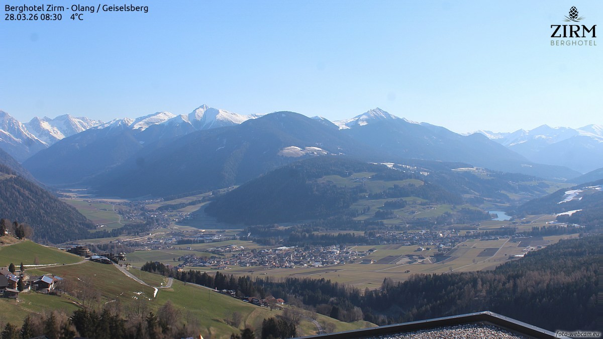 Archiv Foto Webcam Berghotel Zirm am Kronplatz