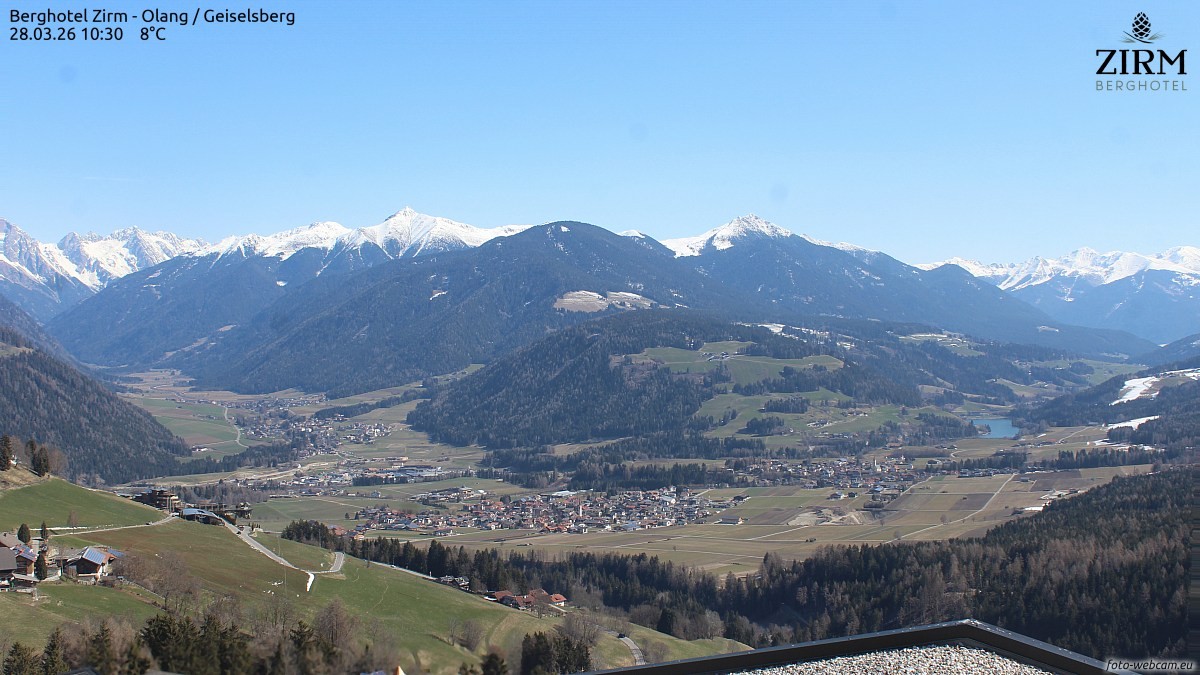 Archiv Foto Webcam Berghotel Zirm am Kronplatz