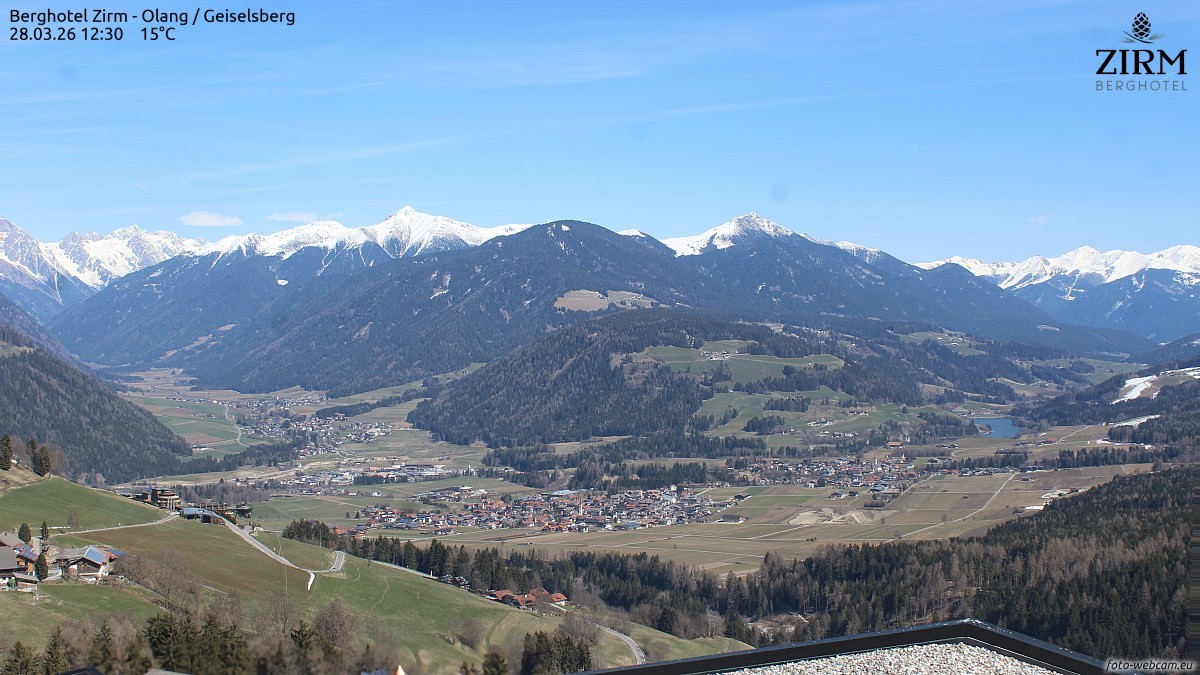 Archiv Foto Webcam Berghotel Zirm am Kronplatz