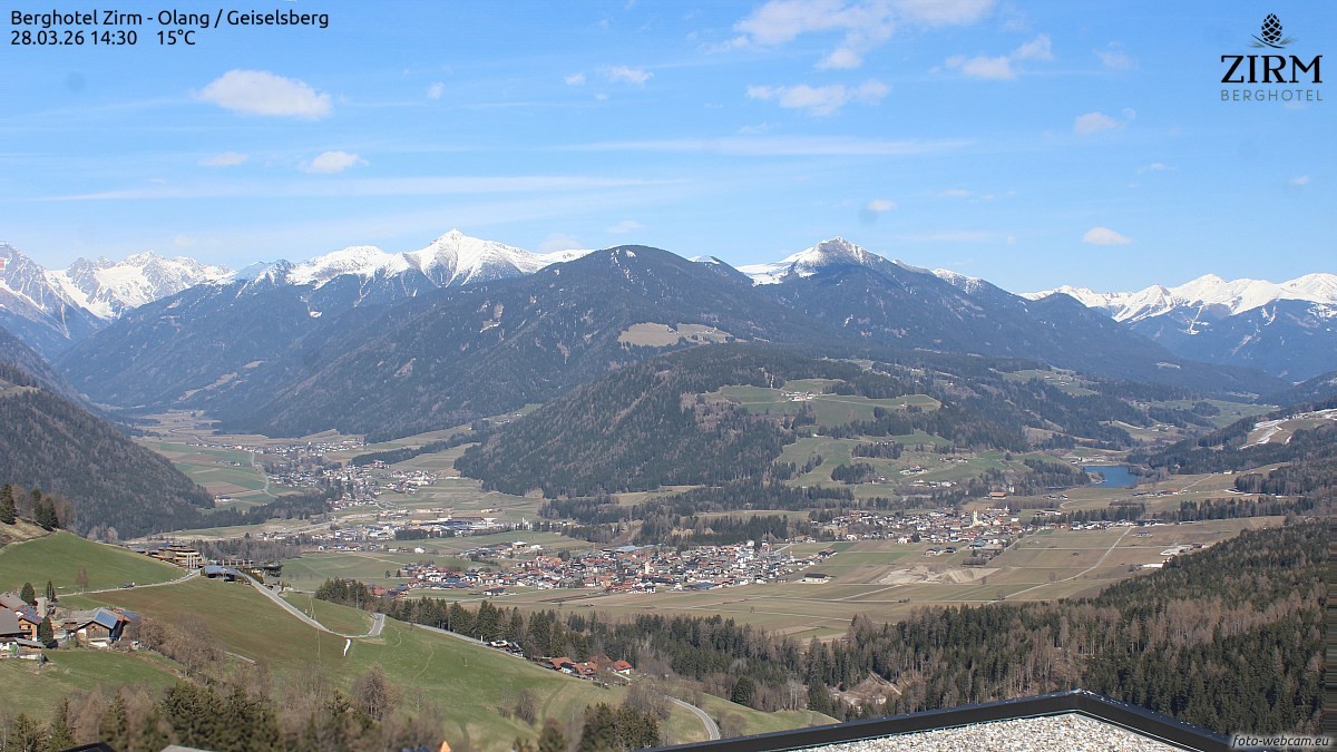 Archiv Foto Webcam Berghotel Zirm am Kronplatz